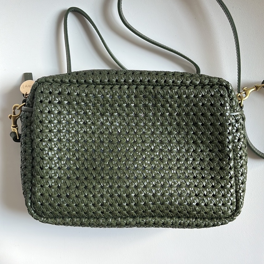 Clare V EUC Marisol in Army Rattan